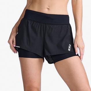 2XU Short Aero 2-en-1 4 po pour femmes