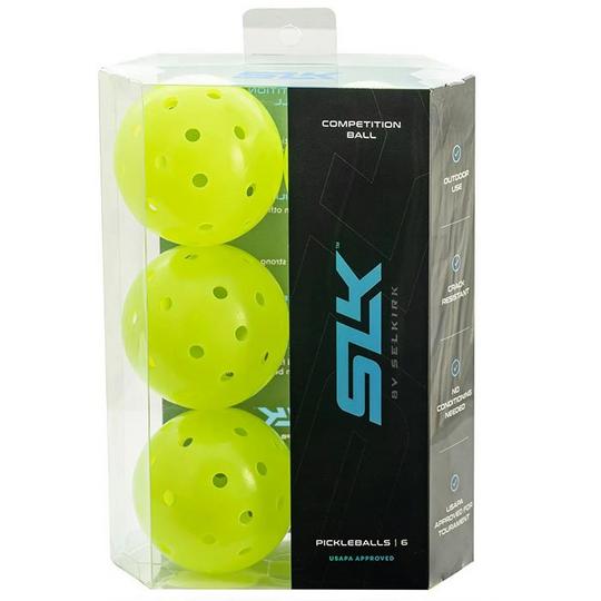 Balles de pickleball d ext rieur SLK Competition  paquet de 6 