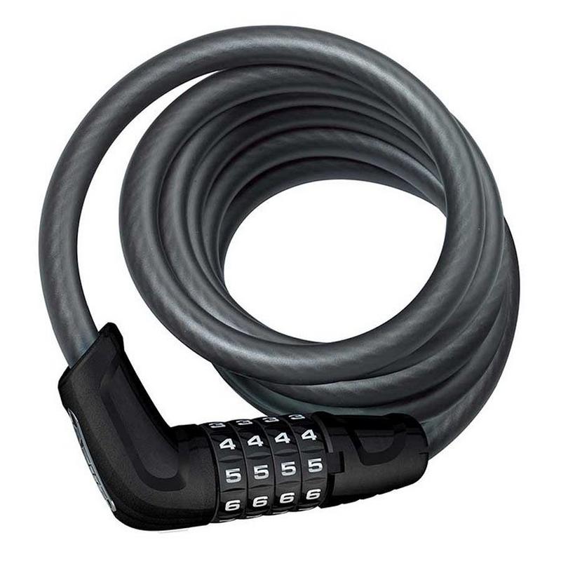 ABUS Verrou &agrave; v&eacute;lo &agrave; c&acirc;ble Tresor 6512C Combo