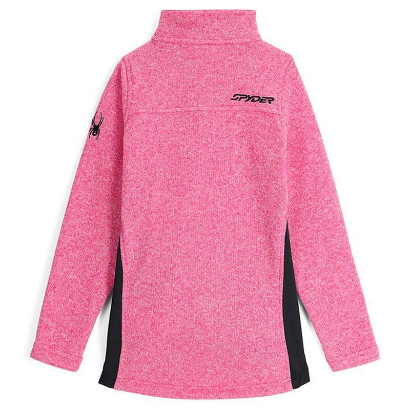 Spyder Haut en polaire &agrave; demi-glissi&egrave;re Aspire pour filles juniors [8-16]