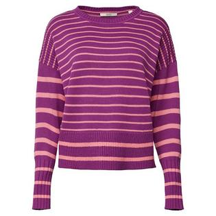 Women's Striped Cotton Sweater