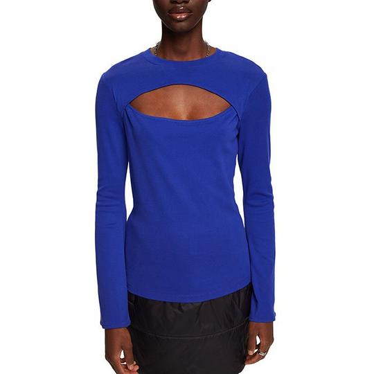 Women s Cut-Out Long Sleeve Top