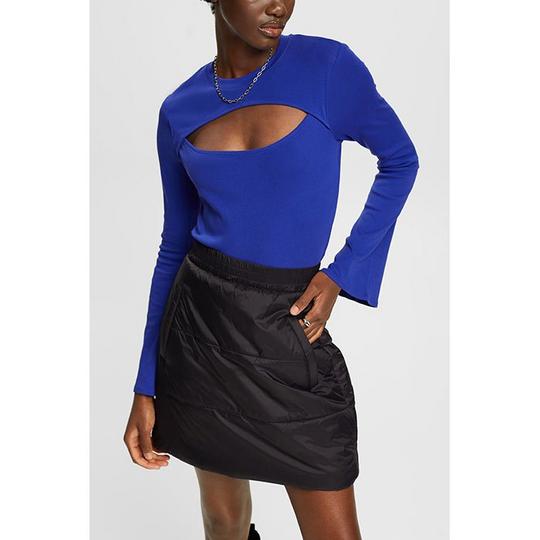 Long sleeve chest cut out top online