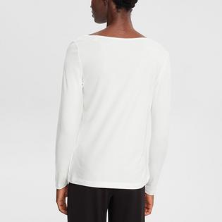 Esprit Haut &agrave; manches longues asym&eacute;trique pour femmes