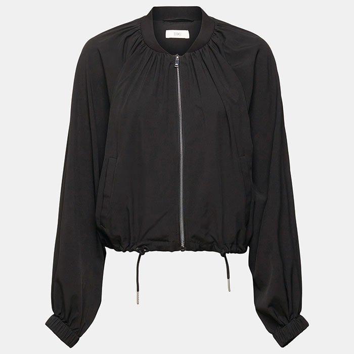 Girls black bomber jacket sale