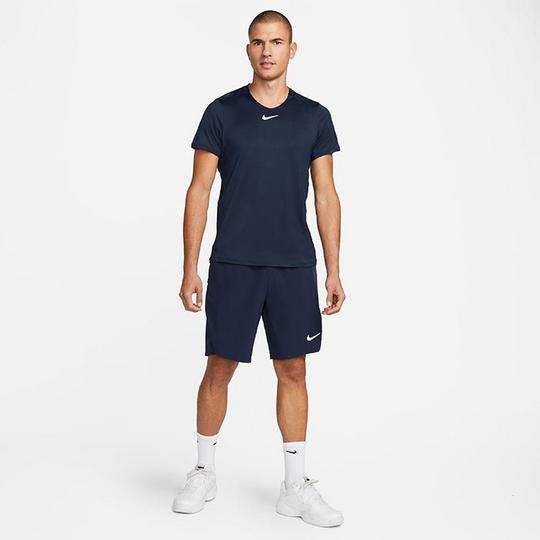 Nike Men s Court Dri FIT Advantage Top Obsidian White