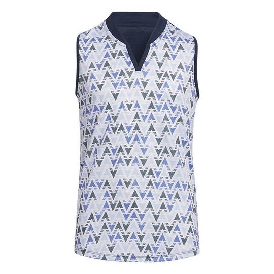 adidas Polo imprim  HEAT RDY sans manches pour filles juniors  8-16 