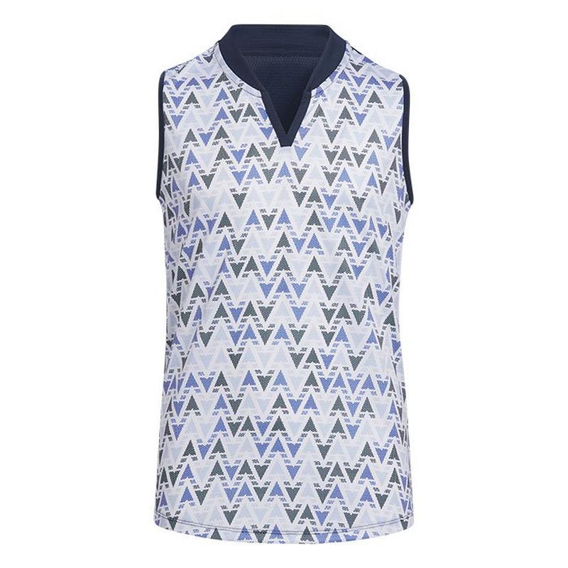adidas Polo imprim&eacute; HEAT.RDY sans manches pour filles juniors [8-16]