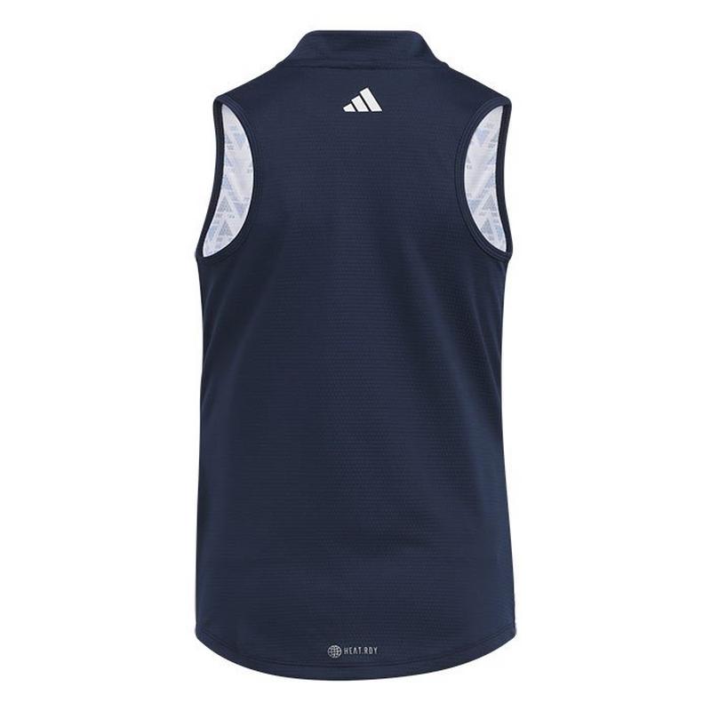 adidas Polo imprim&eacute; HEAT.RDY sans manches pour filles juniors [8-16]