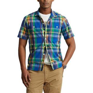 Polo Ralph Lauren Chemise Madras Camp &agrave; coupe classique pour hommes