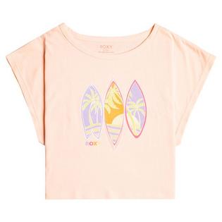 Roxy T-shirt Rock With U à coupe carrée pour filles juniors [7-16]