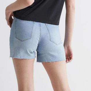 DUER Women's Midweight Denim High Rise Short
