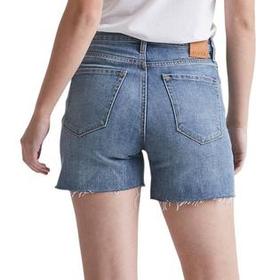 DUER Women's Midweight Denim High Rise Short