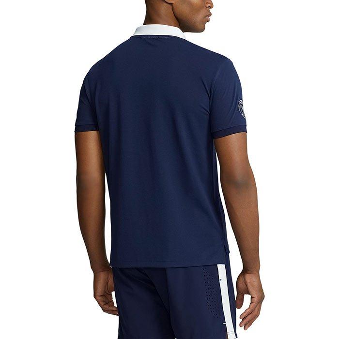Polo Ralph Lauren | Men's Wimbledon Custom Slim Fit Polo, Navy, Size Medium
