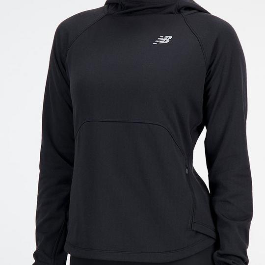 Women s NB Heat Grid Pullover Hoodie New Balance Sporting Life Online