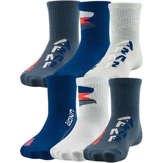 Under Armour Chaussettes courtes Essential pour juniors  7-16   paquet de 6 