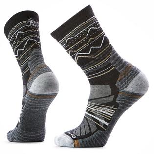 Smartwool Men's Hike Light Cushion Mountain Range Pattern Crew Sock