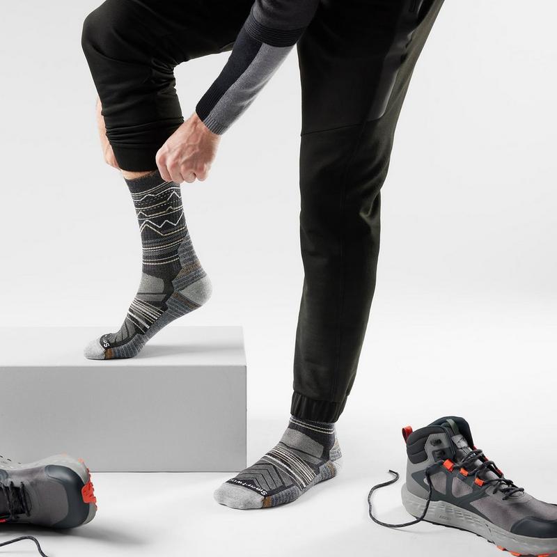 Smartwool Chaussettes mi-mollet Hike Light Cushion Mountain Range pour hommes
