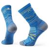 Men s Hike Light Cushion Mountain Range Pattern Crew Sock