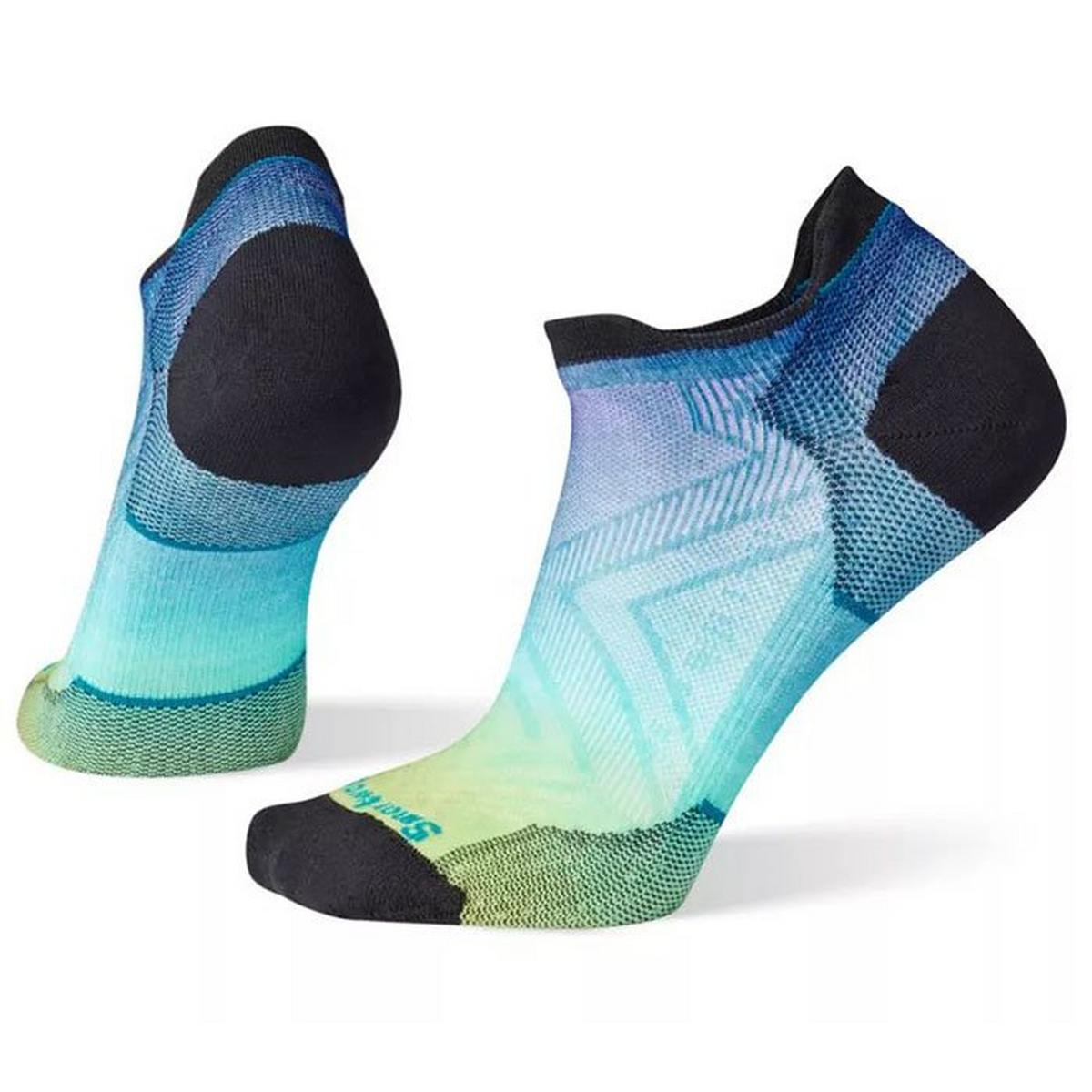 Women's Run Zero Cushion Ombre Print Low Ankle Sock