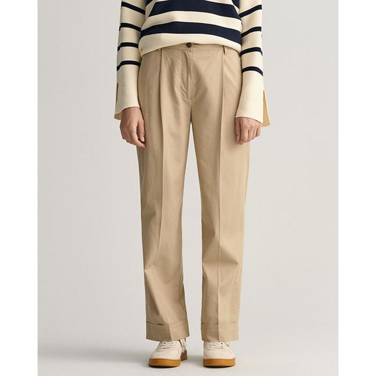 Women's Relaxed Fit Turn-Up Chino Pant