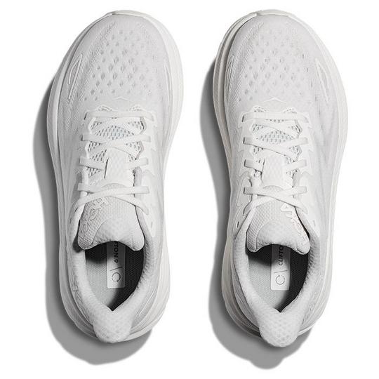 Hoka Women s Clifton 9 White White Size 8