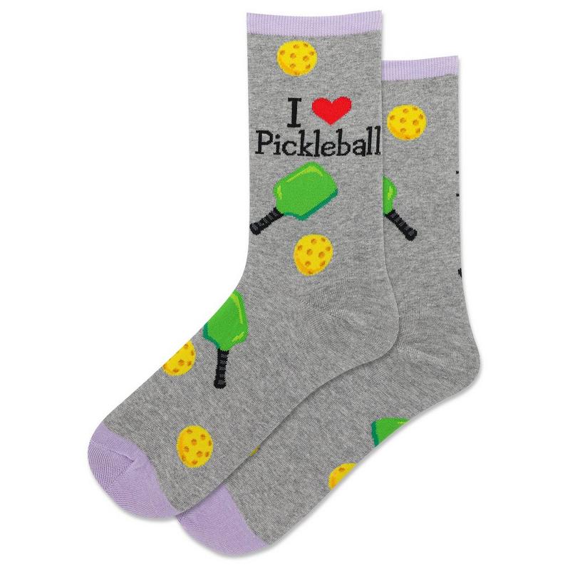 Hot Sox Chaussettes mi-mollet Pickleball pour femmes