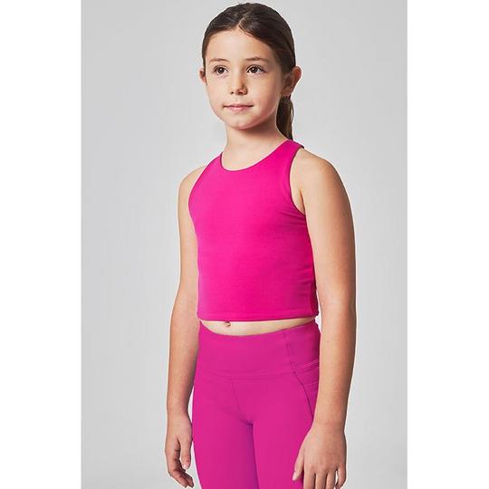 Vital Longline Girls Sports Bra MPG Sport Fuchsia L 12