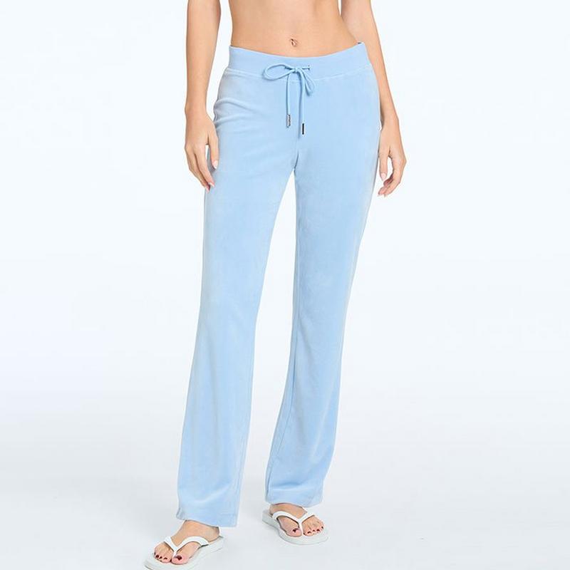 Juicy Couture Women's OG Big Bling Velour Track Pant