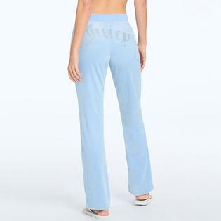 Juicy Couture Women's OG Big Bling Velour Track Pant