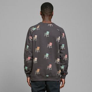 DEDICATED Men's Malmoe Lawn Chair AOP Sweatshirt