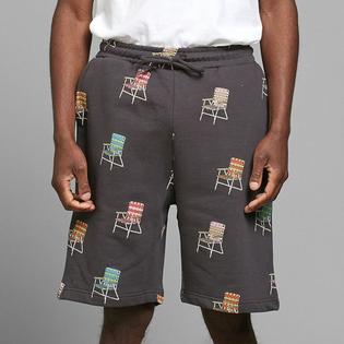 DEDICATED Short en molleton Halmstad Lawn Chair AOP pour hommes