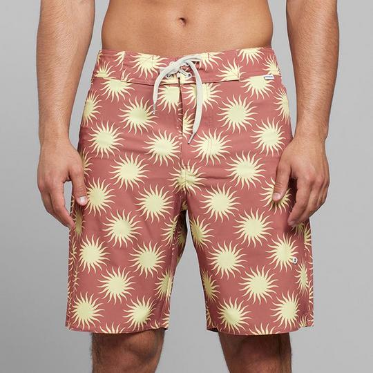 DEDICATED Short de surf Toroe Ditsy Sun pour hommes