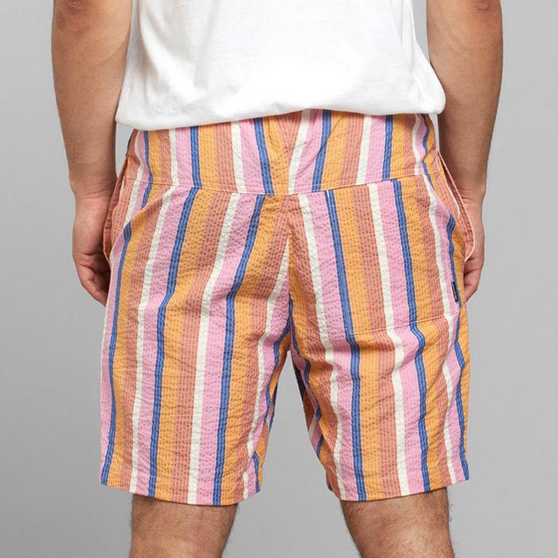 DEDICATED Short Vejle Stripe pour hommes