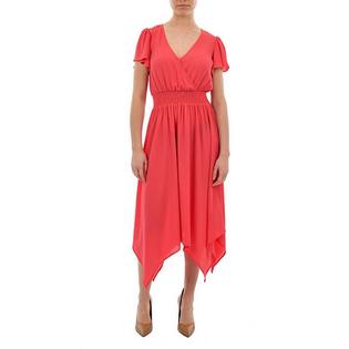 Michael Kors Women's Asymmetrical Handkerchief Dress