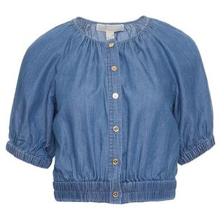 Women's Chambray Crop Top