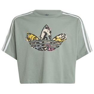 Juniors' [8-16] Animal Print Crop T-Shirt