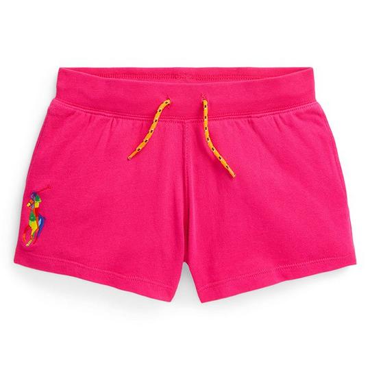 Ralph Lauren Childrenswear Junior s Girl s Big Pony Spa Terry Shorts Pink Size XL
