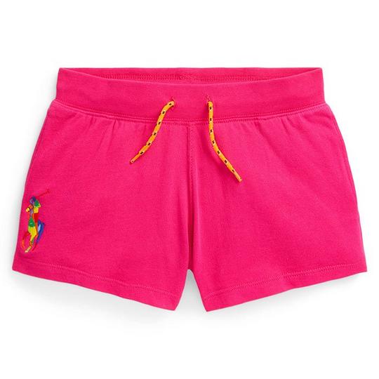 Ralph Lauren Childrenswear Short Big Pony Spa en tissu bouclette pour filles  5-6X 