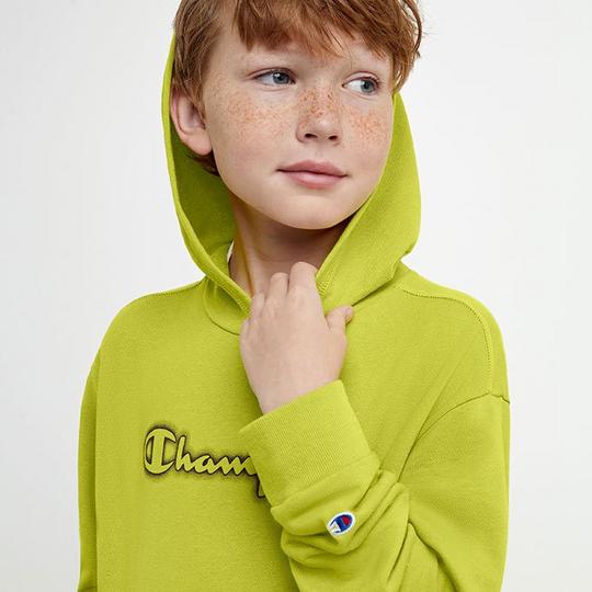 Boys yellow champion hoodie hotsell