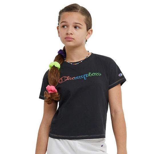 Champion T-shirt Bright Logo pour filles juniors  7-16 