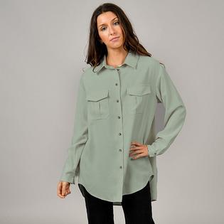 Chemise à coupe surdimensionnée pour femmes