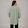 Chemise   coupe surdimensionn e pour femmes