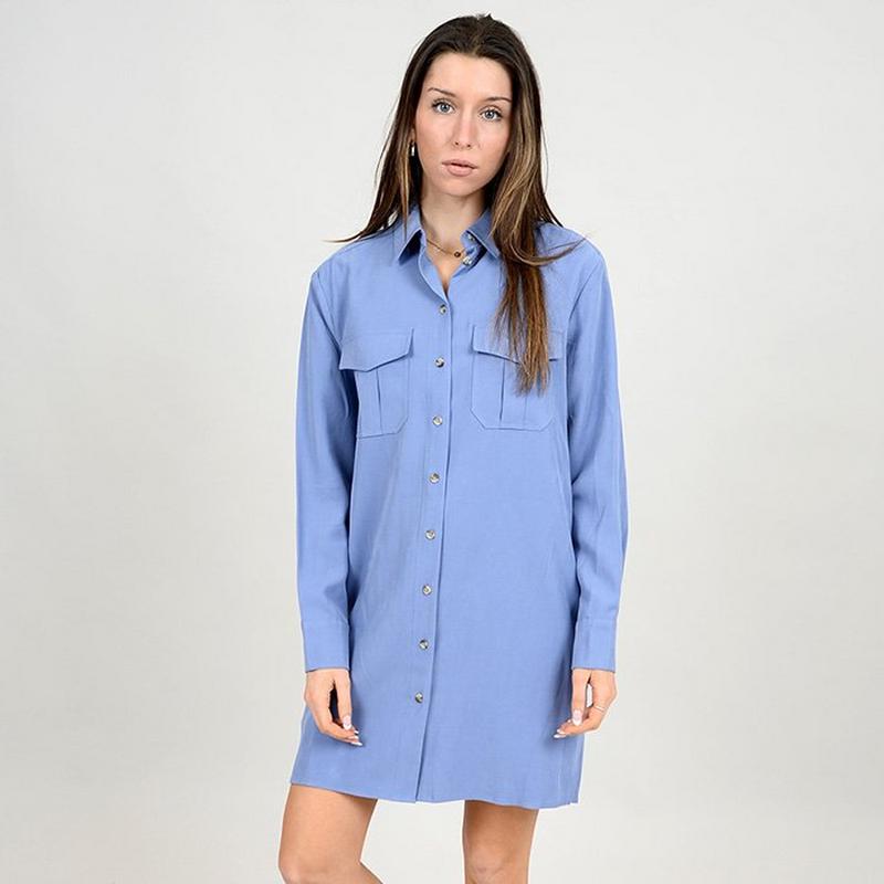 Oak & Ivy Robe chemise &agrave; boutons pour femmes