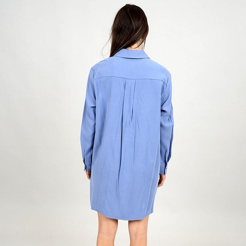 Oak & Ivy Robe chemise &agrave; boutons pour femmes