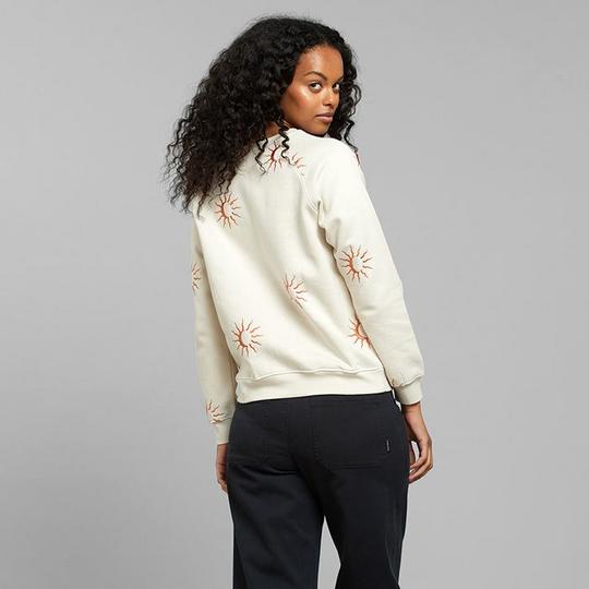 Embroidered sweatshirt womens best sale