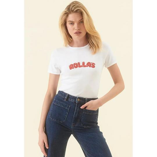 Rolla's T-shirt Bubble Baby Rib pour femmes