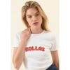 T-shirt Bubble Baby Rib pour femmes