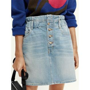 Scotch & Soda Jupe à taille plissée The Break Mini pour femmes