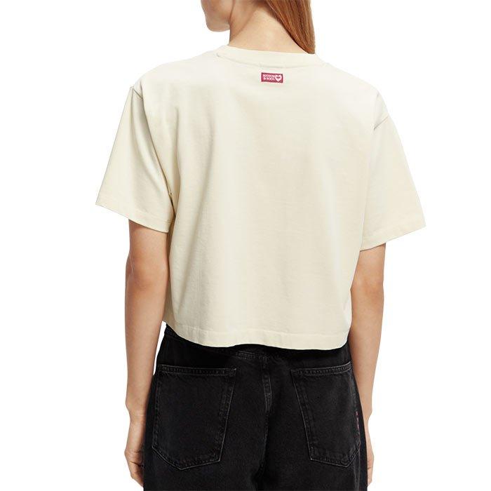 Women's Embroidered Crop T-Shirt